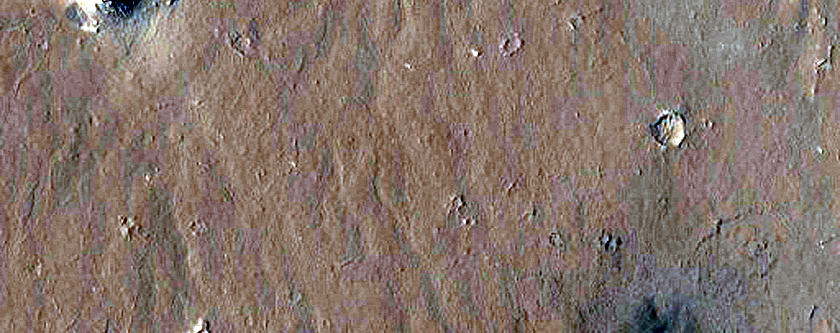 Candidate Recent Impact Site