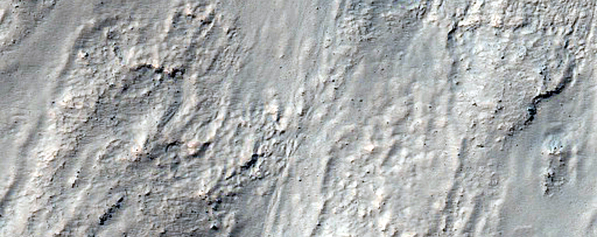 Small Gullies in Southern Mid-Latitude Crater in Terra Cimmeria