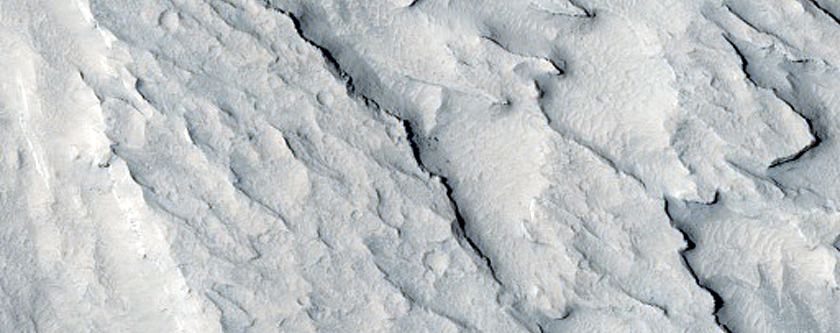 Terrain Sample in Aeolis Planum