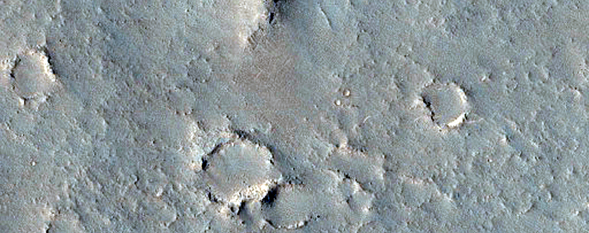 Lobate Structure in Isidis Planitia