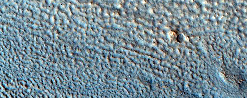 Apron Material in Deuteronilus Mensae