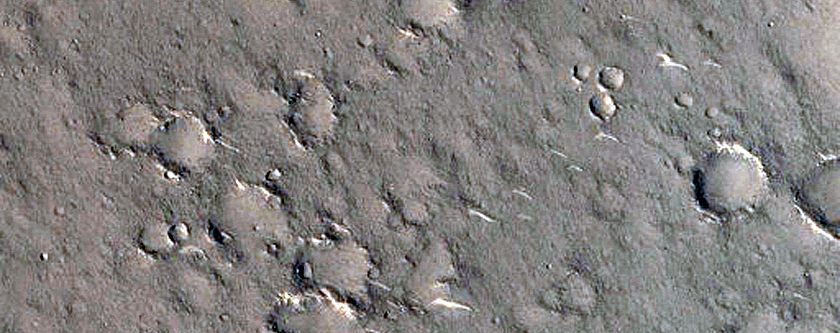 Cones in Utopia Planitia