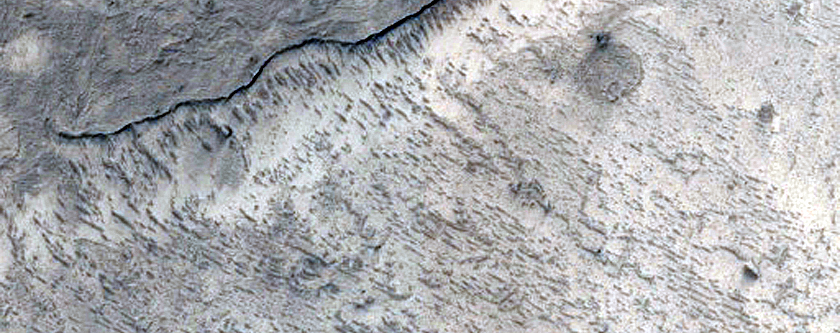 Layers on Crater Floor in Arabia Terra