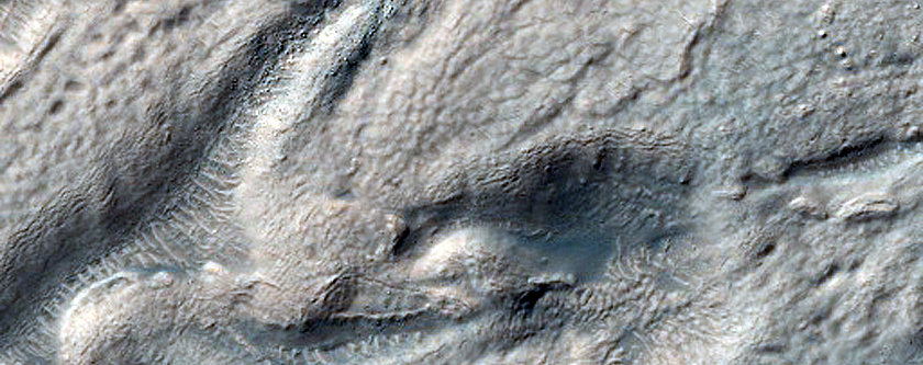 Layers on Ridge in Harmakhis Vallis