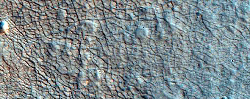 Upper Plains Material in Deuteronilus Mensae