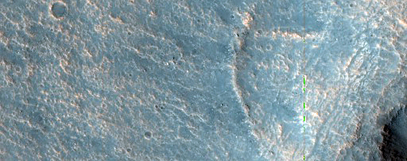 Crater in Acidalia Planitia