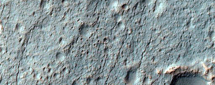 Sedimentary Fan in Crater in Terra Cimmeria