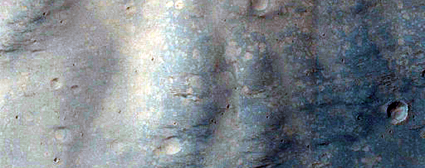 Stepped Fan on West Wall of Gale Crater