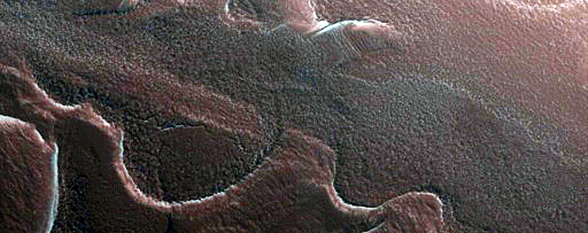 North Polar Layered Deposits Avalanche Scarp Site