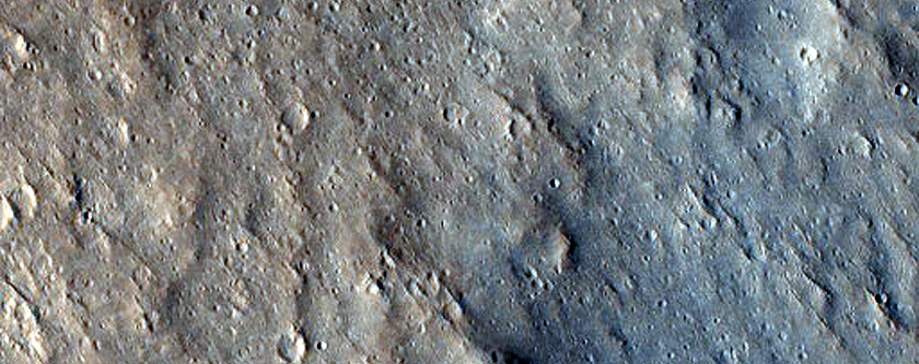 Terrain in Elysium Planitia