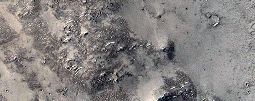 Valley near Dawes Crater