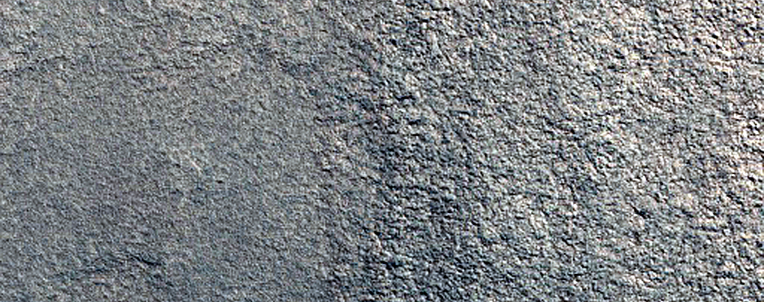 Crater in Vastitas Borealis