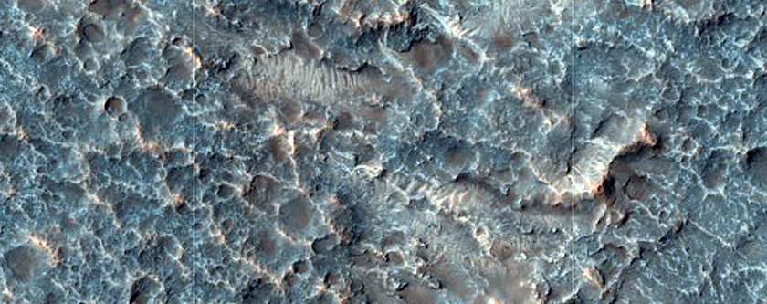 Terrain West of Jarry-Desloges Crater
