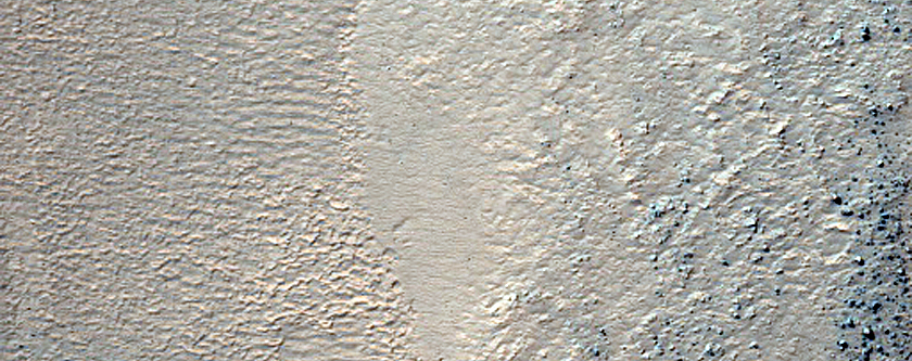 Crater Margin in Southeast Noachis Region