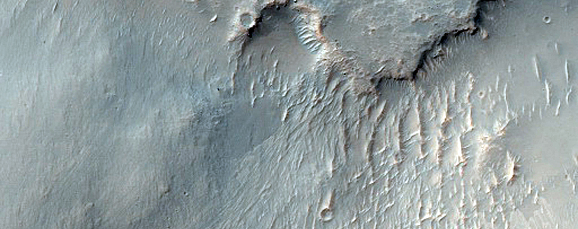 Southwest Margin of Pickering Crater