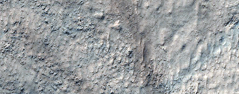 Channel in Valley near Kepler Crater