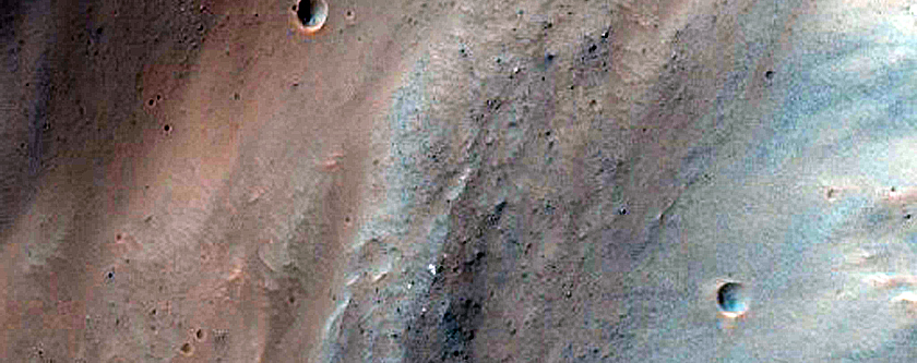 Landslide in Eos Chasma