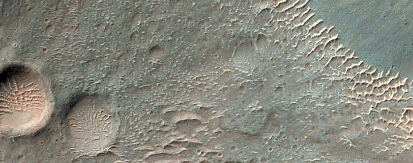 Gullies in Crater as Seen in THEMIS Image V26305006