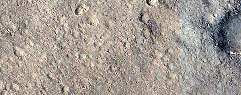 Candidate Recent Impact Site