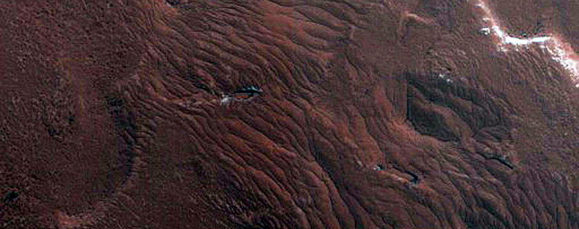 North Polar Layered Deposits Avalanche Scarp
