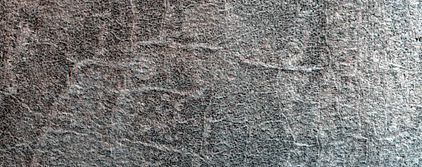 High Northern Latitude Crater