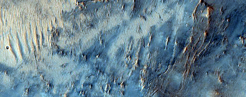 Toro Crater Ejecta