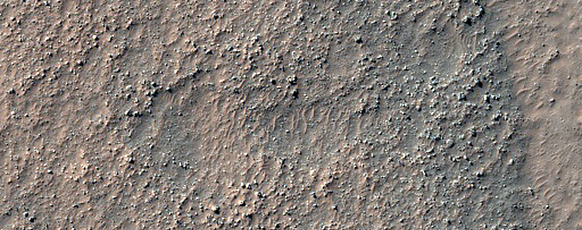 Sample of Fractures on Slipher Crater Floor