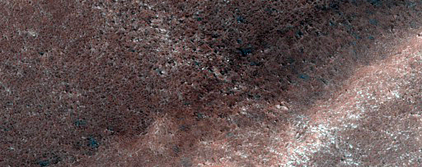 Northern Dunes and Crater