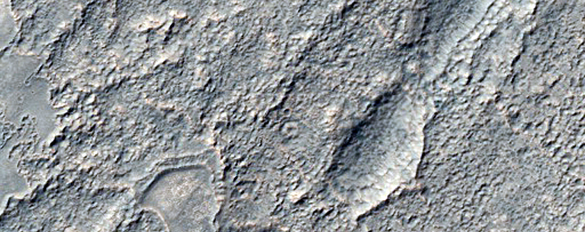 Pits and Crater near Dao Vallis