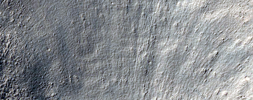 Crater with Steep Slopes