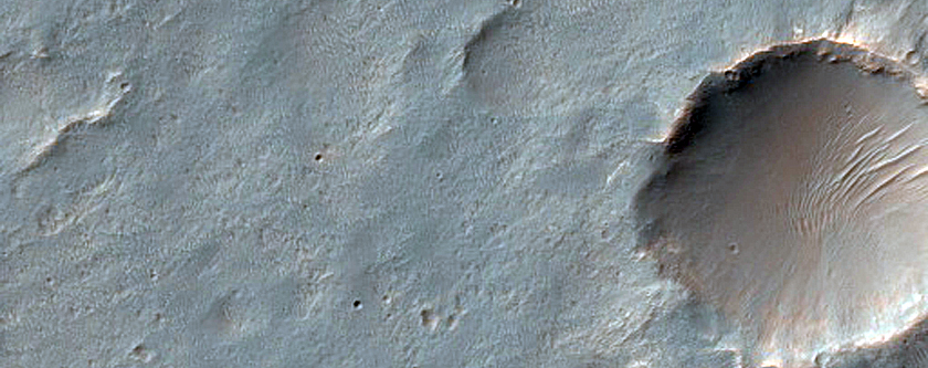 Crater in Noachis Terra