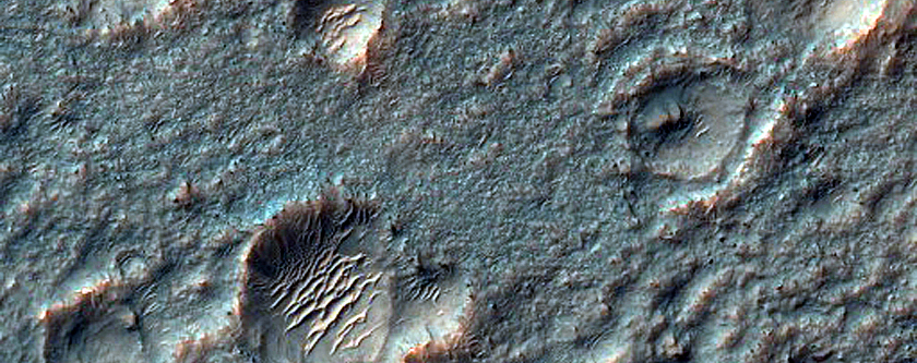 Clay Minerals on Plains South of Cross Crater