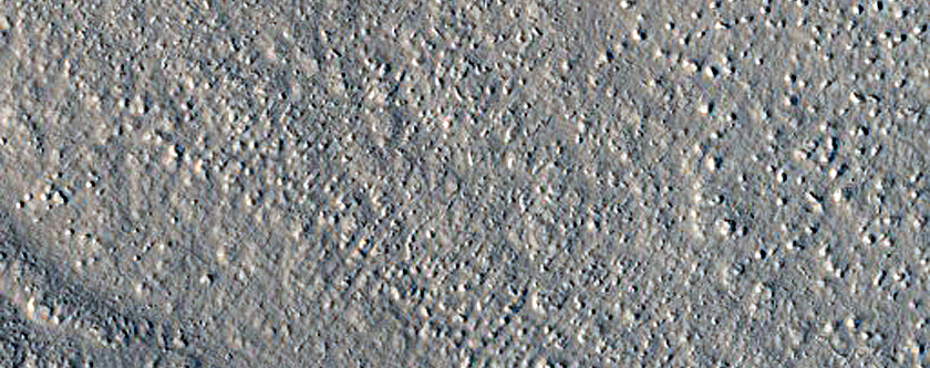 Fretted Terrain and Mass Movement Feature in Coloe Fossae