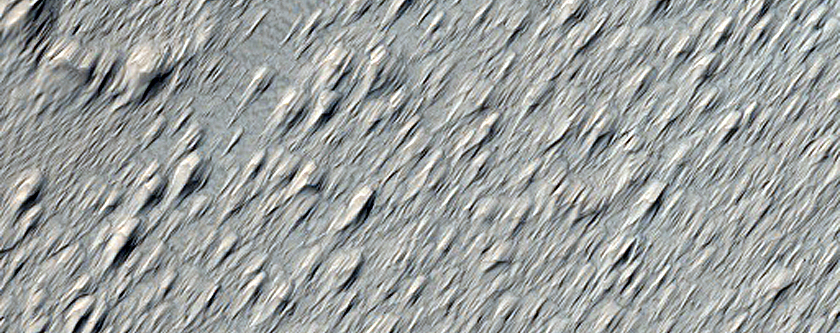 Lava Channel West of Arsia Mons