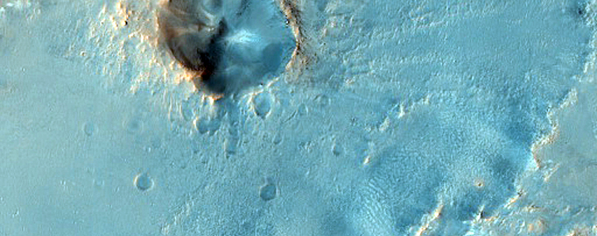 Pyroxene-Rich Materials West of Toro Crater