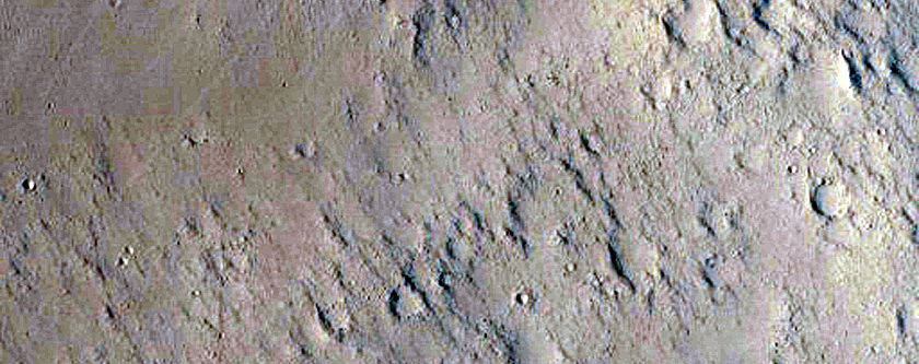 Terrain Sample near Marte Vallis