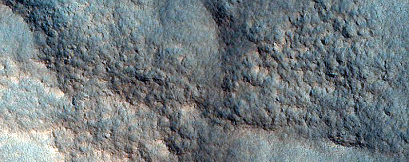 Multi-Pedestal Crater on Northern Plains