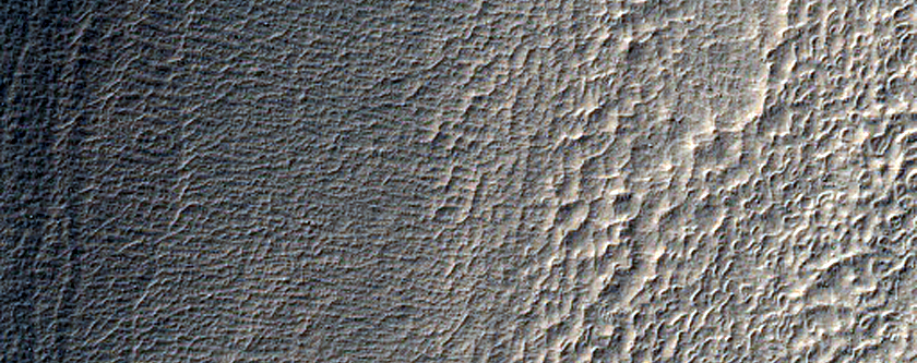 Crater in Icaria Planum