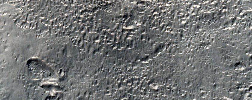 Gullies near Rim of Bjerknes Crater