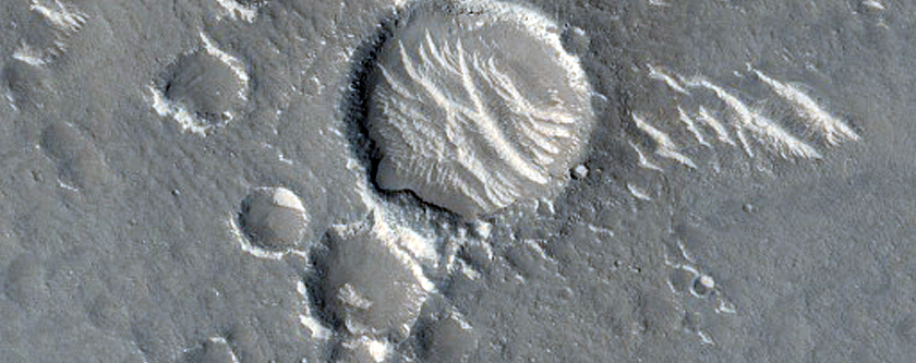 Candidate Recent Impact Site