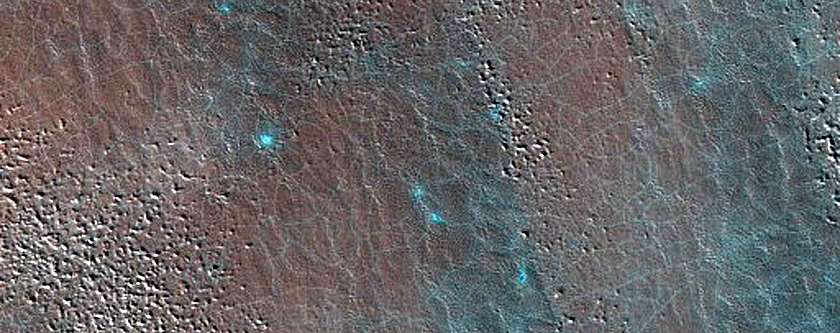 Center of Ice Mound in Louth Crater