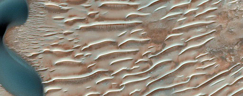 Central Pit of Impact Crater in Northern Terra Sabaea