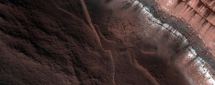 North Polar Layered Deposits Avalanche Monitoring