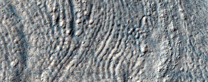Troughs and Ridges in Reull Vallis