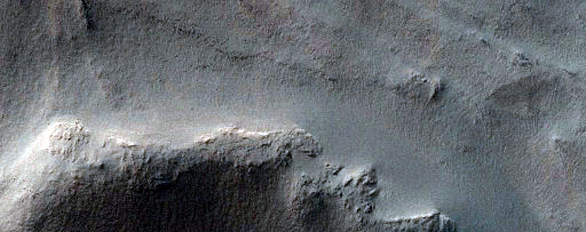 Gullies in Galle Crater