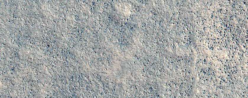 Surface with Large Polygons in Deuteronilus Mensae