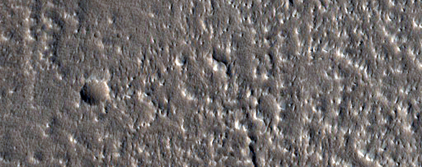 Juxtaposed Crater and Graben