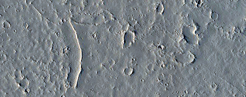 Candidate Recent Impact Site
