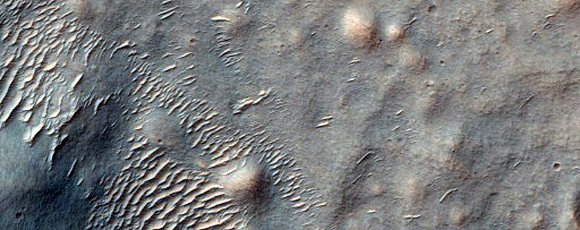 Hadriacus Mons Southwestern Caldera Wall