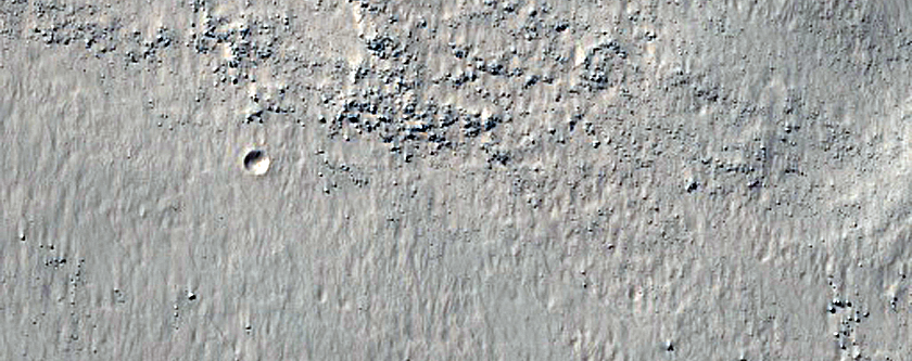 Channel in Lohse Crater
